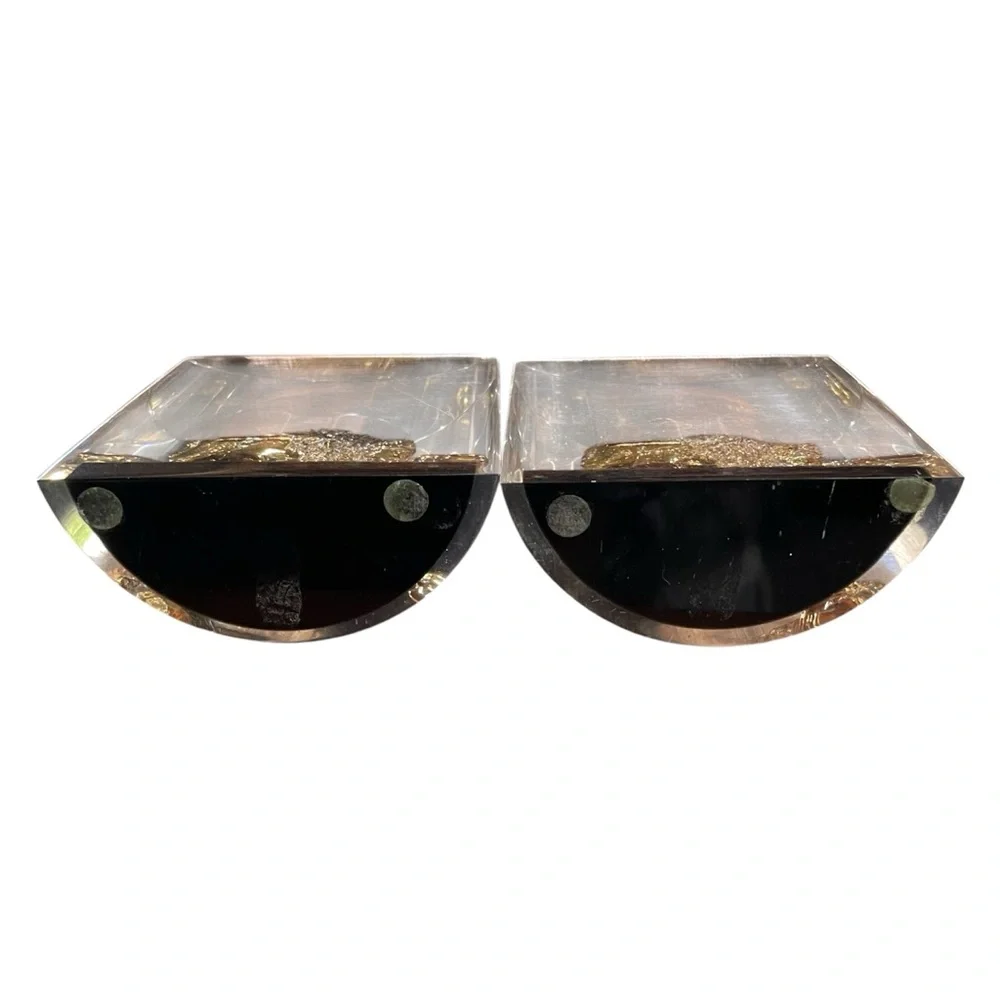 Golden Buffalo Bookends